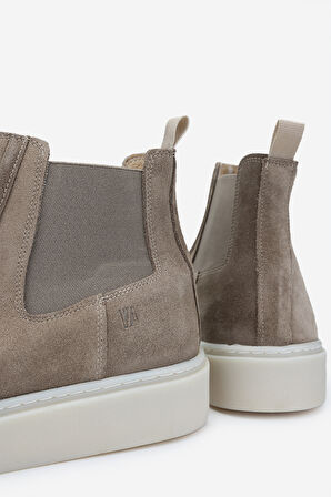 Valmenti Erkek Hakiki Deri Vizon Süet Casual Bot 698 1147-2 ERK BOT SK24-25 VIZON SUET