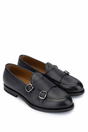 Franceschetti Erkek Hakiki Deri Antrasit Loafer Ayakkabı 981 2366003 ERK AYK SK24-25 ANTRACITE