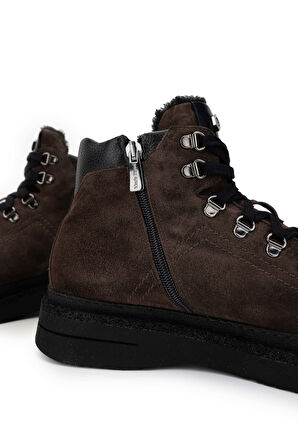 Mario Bruni Erkek Hakiki Deri Koyu Kahve Casual Bot 1024 14975 ERK BOT SK24-25 TDM