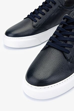 Valmenti Cess Erkek Lacivert Floter Hakiki Deri Sneakers & Spor Ayakkabı 04 2509 ERK AYK Y24