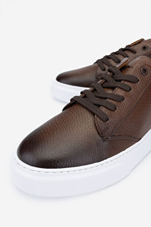 Valmenti Cess Erkek Kahverengi Floter Hakiki Deri Sneakers & Spor Ayakkabı 04 2509 ERK AYK Y24
