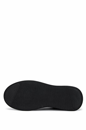 Tamer Tanca Erkek Hakiki Deri Siyah Floter Sneakers & Spor Ayakkabı 04 3522 ERK AYK SK24-25 SIYAH FLTR