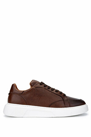 Tamer Tanca Erkek Hakiki Deri Kahverengi Sneakers & Spor Ayakkabı 04 3522 ERK AYK SK24-25 KAHVE FLTR