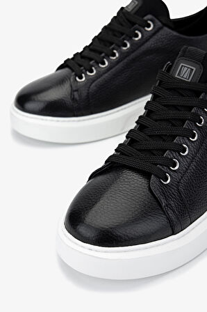 Valmenti Erkek Hakiki Deri Siyah Deri Sneakers & Spor Ayakkabı 04 3533 ERK AYK SK24-25 SIYAH DR