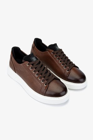 Valmenti Erkek Hakiki Deri Kahverengi Sneakers & Spor Ayakkabı 04 3533 ERK AYK SK24-25 KAHVE DR