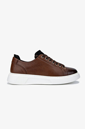 Valmenti Erkek Hakiki Deri Kahverengi Sneakers & Spor Ayakkabı 04 3533 ERK AYK SK24-25 KAHVE DR
