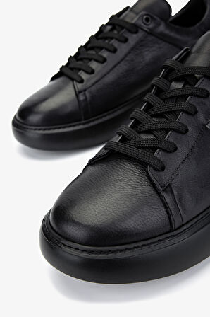 Valmenti Erkek Hakiki Deri Siyah Deri Sneakers & Spor Ayakkabı 04 4203 ERK AYK SK24-25 SIYAH DR