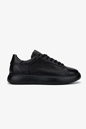 Valmenti Erkek Hakiki Deri Siyah Deri Sneakers & Spor Ayakkabı 04 4203 ERK AYK SK24-25 SIYAH DR