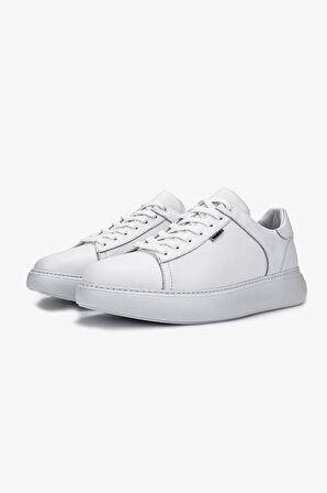 Valmenti Erkek Hakiki Deri Beyaz Sneakers & Spor Ayakkabı 04 4203 ERK AYK SK24-25 BEYAZ DR