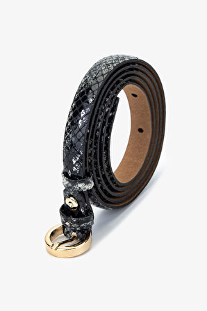 Valmenti Kadın Hakiki Deri Siyah Kemer 907 K79 BN KMR SK24-25 SIYAH YLN