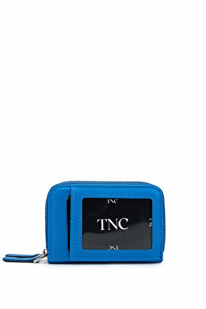 Tamer Tanca Unisex Hakiki Deri Mavi Cüzdan Cuzdan 1039 222 ERK CZDN SK24-25 MAVI DR