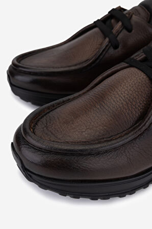 Fabi Erkek Hakiki Deri Casual Ayakkabı 510 FU1241BL ERK AYK SK24-25 MARRONE/NERO