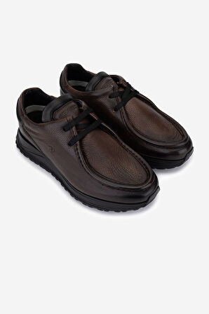 Fabi Erkek Hakiki Deri Casual Ayakkabı 510 FU1241BL ERK AYK SK24-25 MARRONE/NERO