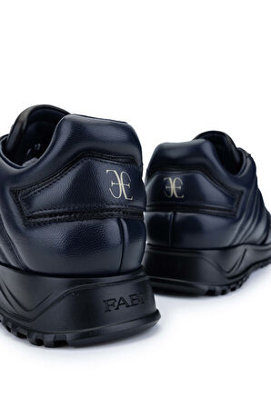 Fabi Erkek Hakiki Deri Lacivert Sneakers & Spor Ayakkabı 510 FU1240BL ERK AYK SK24-25 BLU/NERO