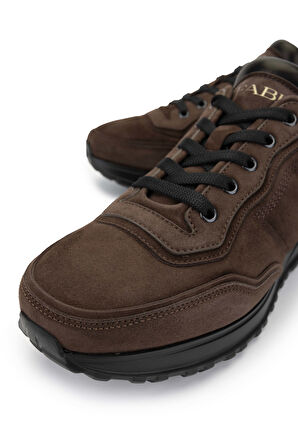 Fabi Erkek Hakiki Deri Kahverengi Sneakers & Spor Ayakkabı 510 FU1240BL ERK AYK SK24-25 T.MORO/NERO