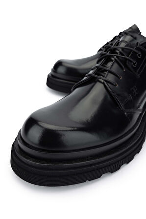 Fabi Erkek Hakiki Deri Siyah Klasik Ayakkabı 510 FU1212A ERK AYK SK24-25 NERO