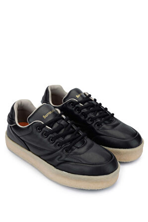 Barracuda Erkek Hakiki Deri Siyah Sneakers & Spor Ayakkabı 511 BU3530B ERK AYK SK24-25 BLACK