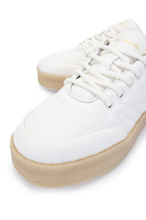 Barracuda Erkek Hakiki Deri Beyaz Sneakers & Spor Ayakkabı 511 BU3530B ERK AYK SK24-25 WHITE