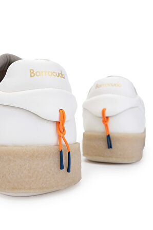 Barracuda Erkek Hakiki Deri Beyaz Sneakers & Spor Ayakkabı 511 BU3530B ERK AYK SK24-25 WHITE