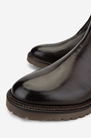 Valmenti Erkek Hakiki Deri Casual Bot 994 9356 ERK BOT K24-25 CASTAGNO