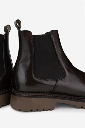 Valmenti Erkek Hakiki Deri Casual Bot 994 9356 ERK BOT K24-25 CASTAGNO