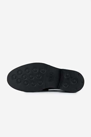 Valmenti Erkek Hakiki Deri Siyah Loafer Ayakkabı 994 442 ERK AYK K24-25 NERO