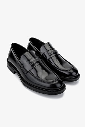 Valmenti Erkek Hakiki Deri Siyah Açma Loafer Ayakkabı 998 4243 ERK AYK SK24-25 SIYAH ACMA