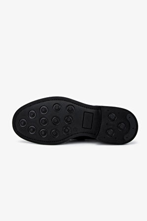 Valmenti Erkek Hakiki Deri Siyah Açma Loafer Ayakkabı 998 4243 ERK AYK SK24-25 SIYAH ACMA