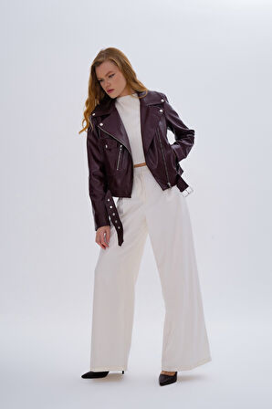 Valmenti Kadın Hakiki Deri Bordo Mont 616 Z-3934 BN DERIMONT SK24/25 BORDO DR