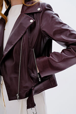 Valmenti Kadın Hakiki Deri Bordo Mont 616 Z-3934 BN DERIMONT SK24/25 BORDO DR