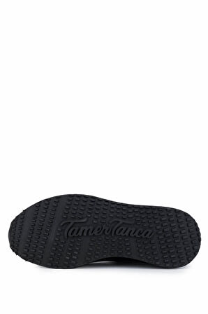 Tamer Tanca Erkek Hakiki Deri Siyah Kroko Sneakers & Spor Ayakkabı 383 6106 ERK AYK SK24-25 SIYAH KROKO