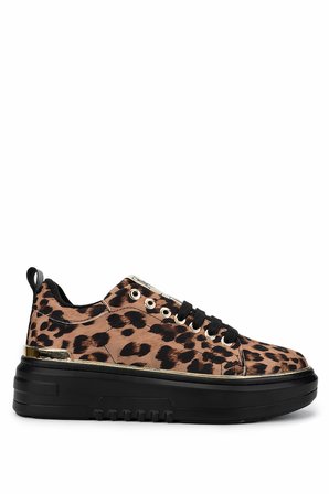 Tamer Tanca Kadın Vegan Leopar Sneakers & Spor Ayakkabı 817 08-2 BN AYK SK24-25 LEOPAR