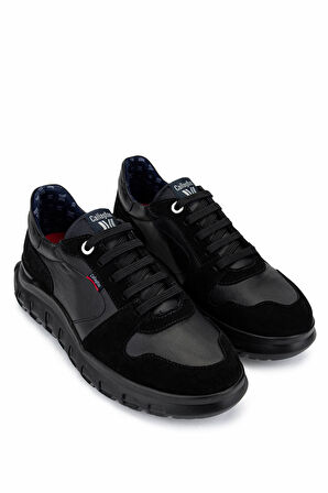 Callaghan Erkek Hakiki Deri Siyah Sneakers & Spor Ayakkabı 618 55301 ERK AYK SK23/24 NEGRO