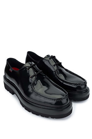 Callaghan Erkek Hakiki Deri Siyah Casual Ayakkabı 618 52311 ERK AYK SK24-25 NEGRO