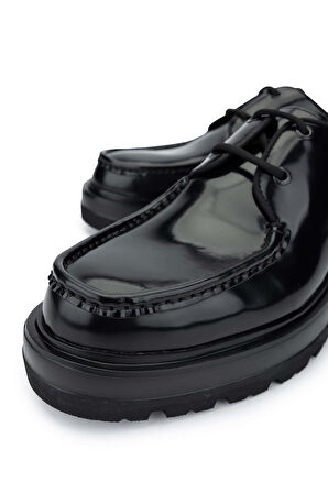 Callaghan Erkek Hakiki Deri Siyah Casual Ayakkabı 618 52311 ERK AYK SK24-25 NEGRO