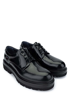 Callaghan Erkek Hakiki Deri Siyah Klasik Ayakkabı 618 52312 ERK AYK SK24-25 NEGRO