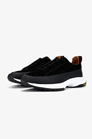 Valmenti Erkek Hakiki Deri Siyah Sneakers & Spor Ayakkabı 1092 V2222 ERK AYK SK24-25 SIYAH DR/SUET