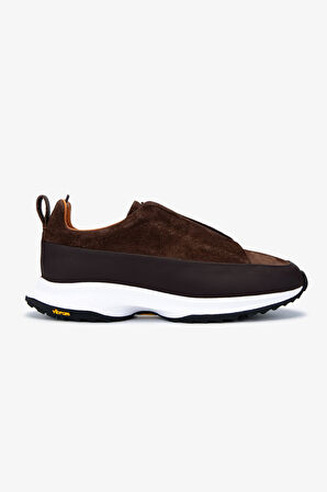Valmenti Erkek Hakiki Deri Sneakers & Spor Ayakkabı 1092 V2222 ERK AYK SK24-25 KAHVE DR/SUET