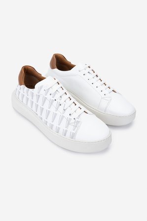 Valmenti Erkek Hakiki Deri Beyaz Sneakers & Spor Ayakkabı 1093 2570 ERK AYK SK24-25 BEYAZ DR