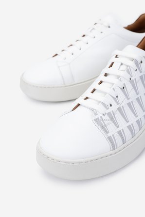 Valmenti Erkek Hakiki Deri Beyaz Sneakers & Spor Ayakkabı 1093 2570 ERK AYK SK24-25 BEYAZ DR