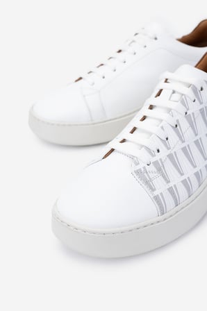 Valmenti Erkek Hakiki Deri Beyaz Sneakers & Spor Ayakkabı 1093 2570 ERK AYK SK24-25 BEYAZ DR