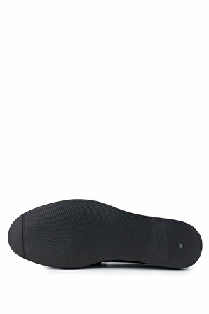 Tamer Tanca Erkek Hakiki Deri Siyah Loafer Ayakkabı 863 R02 ERK AYK SK24-25 SIYAH