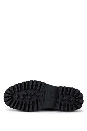 Tamer Tanca Erkek Hakiki Deri Siyah Analin Casual Ayakkabı 183 28856 ERK AYK SK24-25 SIYAH ANL