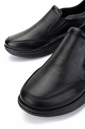 Tamer Tanca Erkek Hakiki Deri Siyah Deri Casual Ayakkabı 298 2892-2530 ERK AYK Y25 SIYAH DR