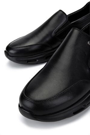 Tamer Tanca Erkek Hakiki Deri Siyah Casual Ayakkabı 298 2935-2526 ERK AYK Y25 SIYAH