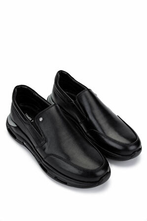 Tamer Tanca Erkek Hakiki Deri Siyah Casual Ayakkabı 298 2935-2526 ERK AYK Y25 SIYAH