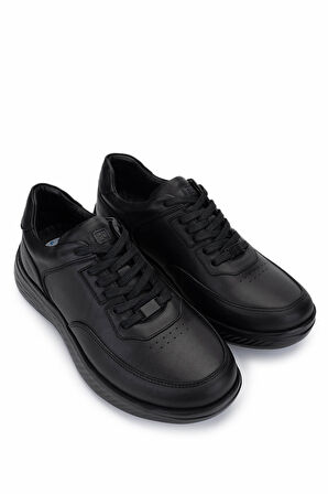 Tamer Tanca Erkek Hakiki Deri Siyah Sneakers & Spor Ayakkabı 298 2893-2530 ERK AYK Y25 SIYAH