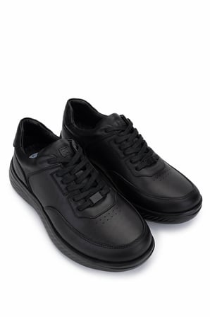 Tamer Tanca Erkek Hakiki Deri Siyah Sneakers & Spor Ayakkabı 298 2893-2530 ERK AYK Y25 SIYAH