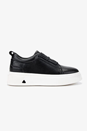 Valmenti Erkek Hakiki Deri Siyah Deri Sneakers & Spor Ayakkabı 298 2963-8223 ERK AYK Y25 SIYAH DR
