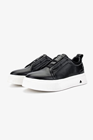 Valmenti Erkek Hakiki Deri Siyah Deri Sneakers & Spor Ayakkabı 298 2963-8223 ERK AYK Y25 SIYAH DR